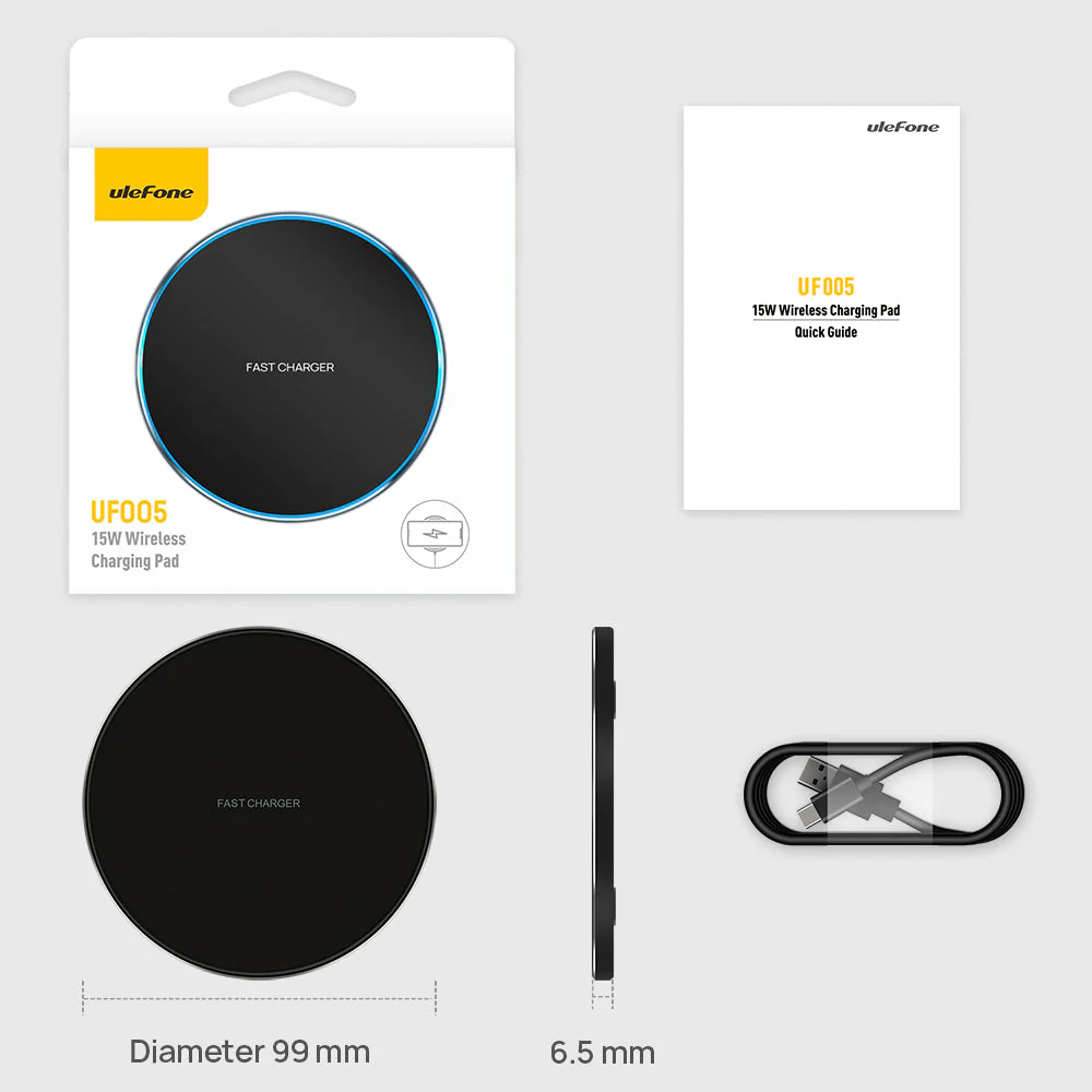 UF005 15W Wireless Charging Pad - Image 6